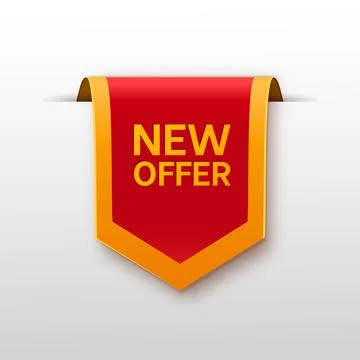 New Offer tag isolated. Vector Stock Illustration