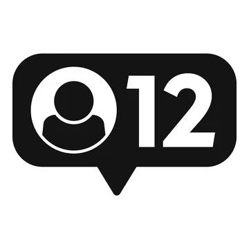 New online message icon simple vector. Change subscribers Illustrazione stock