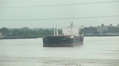 New Orleans harbor Stock Footage 593308