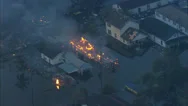 New Orleans Hurricane Katrina Fire Stock Footage
