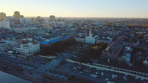 New Orleans Jackson Square Stock Footage 234223269