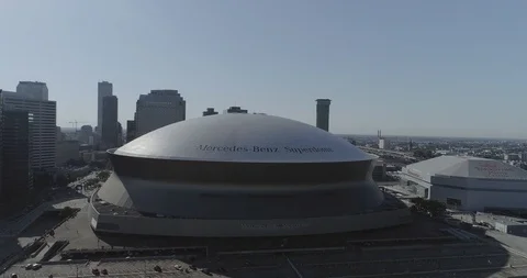 VIDEO: Drone flyover of the Caesar's Superdome as renovation nears