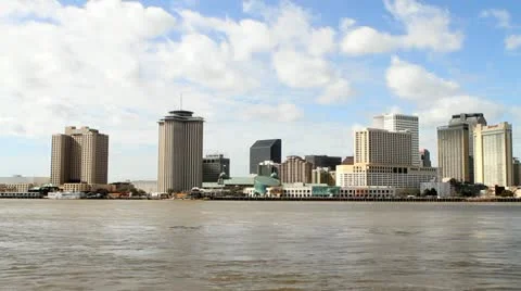 New Orleans Skyline Видео 10809016