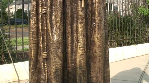 New Orleans statue Stock Footage 592866