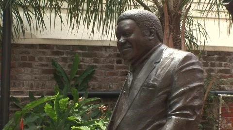 New Orleans statue Stock Footage 594290