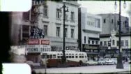 New Orleans Street Scene Main Street 1960S Vintage Film Home Movie 4127 Stock Footage