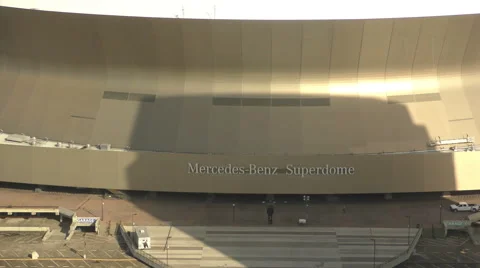 New Orleans Superdome Stock Footage 68985144