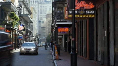 New Orleans Timelapse Video stock 123710295