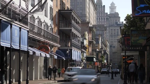 New Orleans Timelapse Stock Footage 123710668