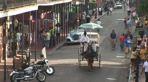New Orleans traffic Stock Footage 594201