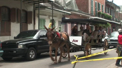New Orleans traffic Stock Footage 594218