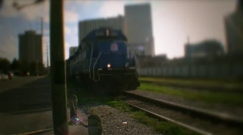 New Orleans-Train 2 Stock Footage 1008138