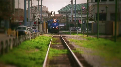 New Orleans-Train Stock Footage 1008099