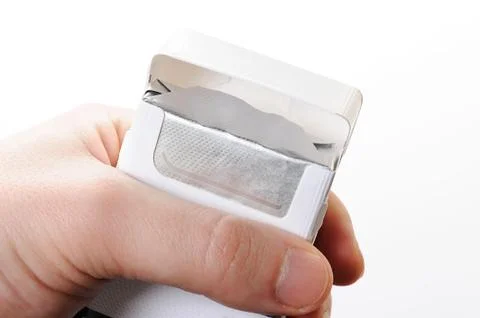 New pack of cigarette Stock Photos