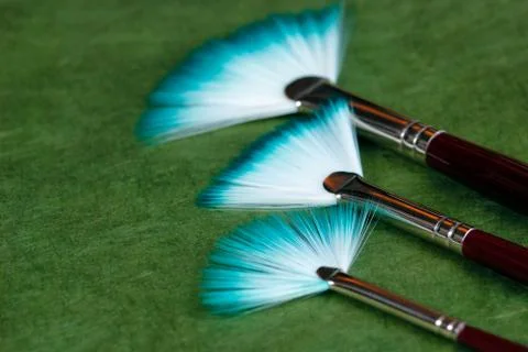 New paintbrushes Stock Photos