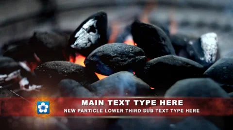 New Particle Lower Third Stock After Effects