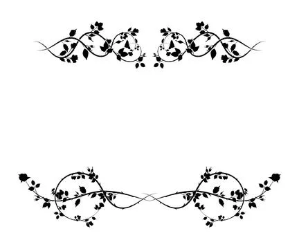 New pattern of roses arch frame for holiday. Stock イラスト素材
