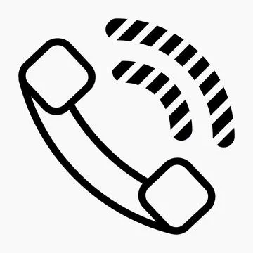 New phone vector icon. Stock Illustration