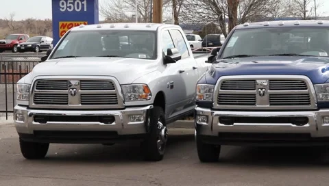 New Pickup Trucks Stock Footage 1100815