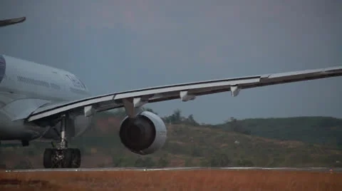 New Plane in Thailand Stock Footage 26301322