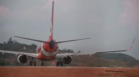 New Plane in Thailand Stock Footage 26302732
