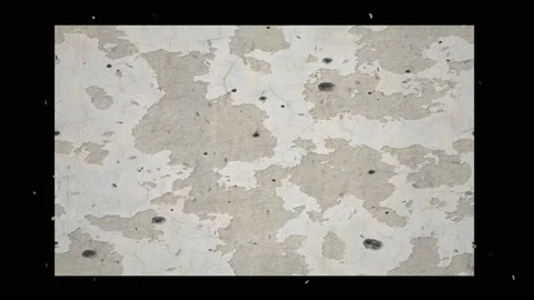 New plaster changes to old decaying surface. 3d animation Video stock 130614422