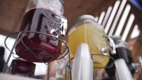 New plastic cup in stack. Stock-Footage 229556353