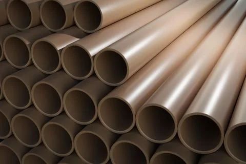 New plastic pipes Stock Illustration