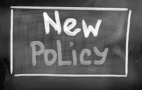 New Policy Concept Stock Illustration