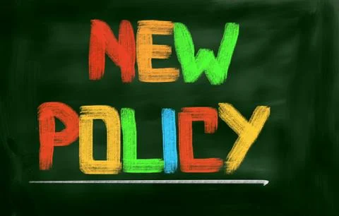 New Policy Concept Stock Illustration