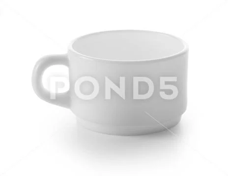 New porcelain mug Stock Photos
