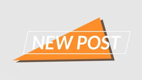 New Post text Video stock 335549700