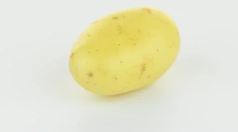 New potato tuber Stock Footage 12385271