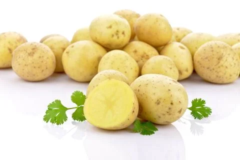 New potatoes Stock Photos
