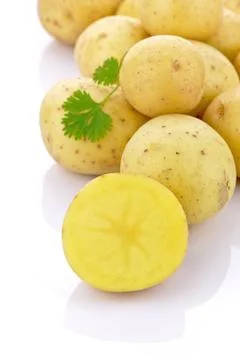 New potatoes Stock Photos