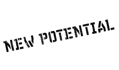 New Potential rubber stamp Stock Illustration