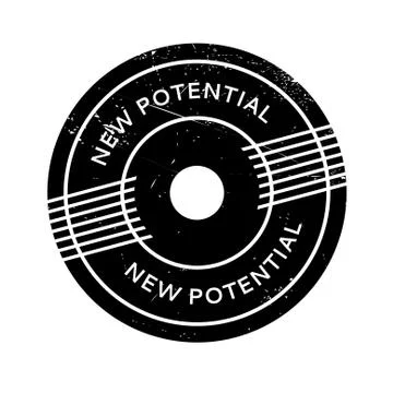 New Potential rubber stamp Stock Illustration