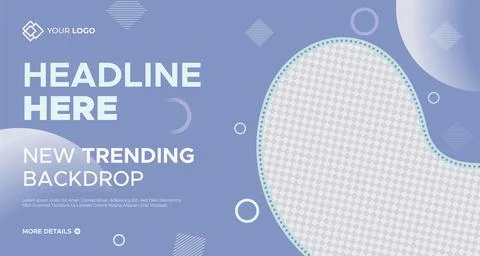 New Presentation Slides Background. Geometrical Shape Corporate Business Banner Stock Illustration