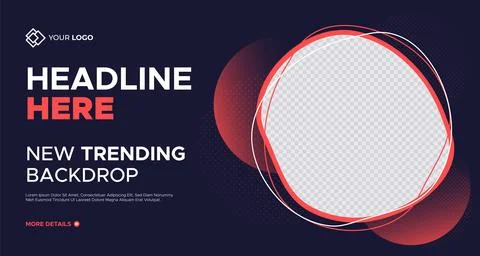 New Presentation Slides Background. Geometrical Shape Corporate Business Banner Stock Illustration
