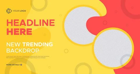 New Presentation Slides Background. Geometrical Shape Corporate Business Banner Stock Illustration