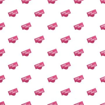 New price labels repeating pattern background for marketing 스톡 일러스트