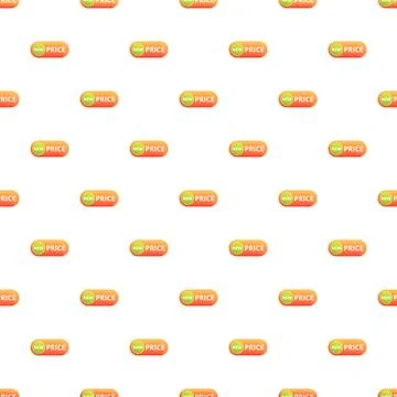 New price labels repeating pattern background 스톡 일러스트
