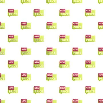 New price sticker pattern offering sales promotion 스톡 일러스트