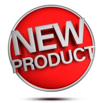 New Product 3d. Stock Illustration