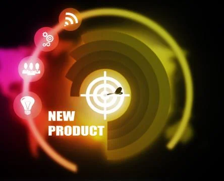 New Product concept plan Stock Illustration