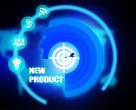 New Product concept plan Stock Illustration