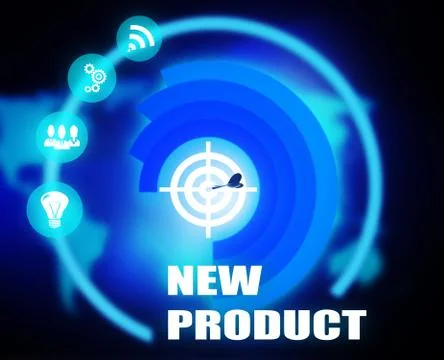 New Product concept plan Stock Illustration