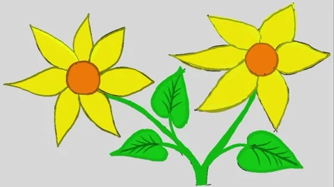 New Project flowers motion graphics Stock Footage 297007076
