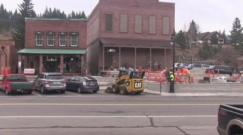 New project in an old town Video stock 44854751