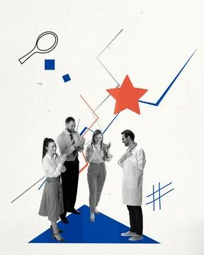 New projects, ideas, business process. Concept of teamwork, business, analytics Stock Photos
